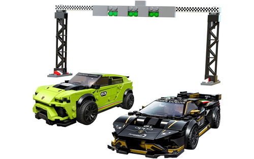 乐高 LEGO 76899 超级赛车系列 兰博基尼套装 Urus ST-X & Huracán Super Trofeo EVO 2020速拼评测