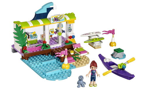 乐高 LEGO 41315 好朋友 心湖城冲浪店 2017速拼评测
