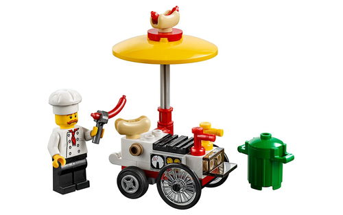 乐高 LEGO 30356 城市系列 热狗摊车拼砌包 2018速拼评测