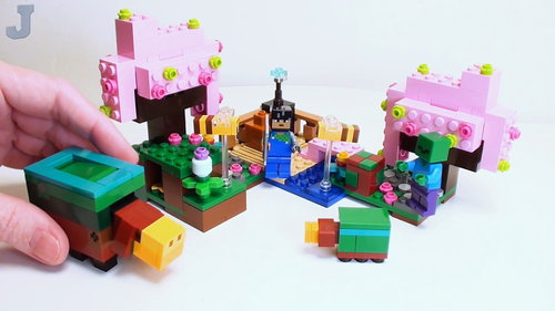 乐高我的世界 Minecraft The Cherry Blossom Garden 21260 评测