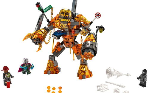 乐高 LEGO 76128 漫威超级英雄 蜘蛛侠 熔岩人的攻击 2019速拼评测