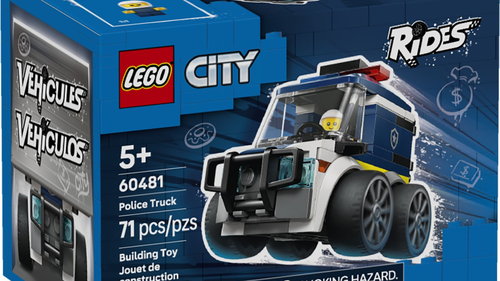 乐高 城市 60481 旋风小车-警用卡车 速组评测