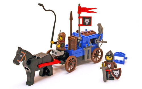 乐高 LEGO 6038 城堡系列 狼族马车 1992速拼评测