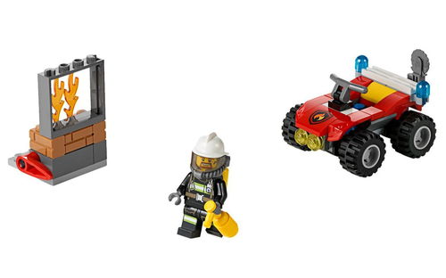 乐高 LEGO 60105 城市系列 越野消防车 2016速拼评测