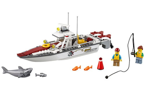 乐高 LEGO 60147 城市系列 警察捕鱼快艇 2017速拼评测