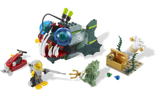 乐高 LEGO 7978 亚特兰蒂斯 安康鱼突袭 2011速拼评测