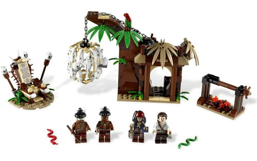 乐高 LEGO 4182 加勒比海盗 逃出食人族 2011速拼评测