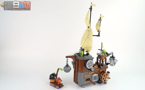 乐高LEGO★愤怒的小鸟75825猪猪海盗船【黑白评测】