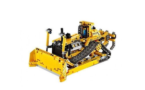 乐高 LEGO 42028 科技机械组 推土机 2014速拼评测