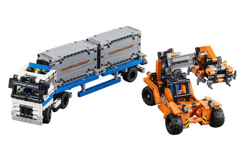 乐高 LEGO 42062 科技机械组 集装箱堆场货车 2017速拼评测
