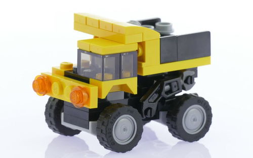 乐高 LEGO 31041 创意百变3合1 建筑车辆-垃圾运输车 工程车 2016速拼评测