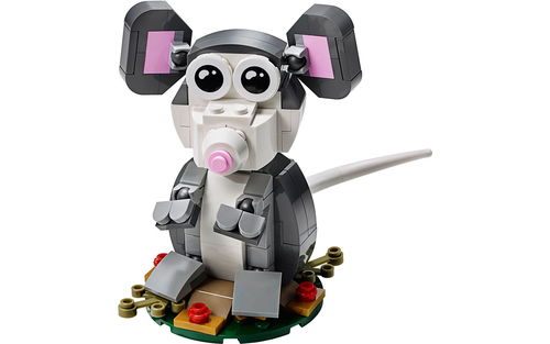 乐高 LEGO 40355 生肖系列鼠年限定老鼠 速拼评测