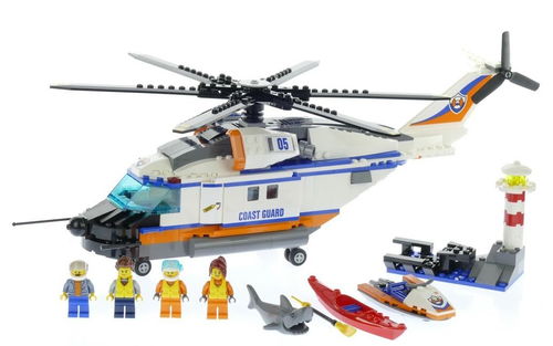 乐高 LEGO 60166 城市系列 城市重型救援直升机 2017速拼评测
