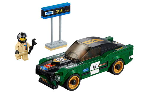 乐高 LEGO 75884 超级赛车系列 1968款福特野马 2018速拼评测