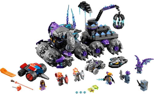 乐高 LEGO 70352 未来骑士团 小丑雷电巨石战车基地 速拼评测