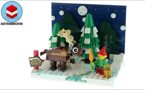 乐高 LEGO 圣诞新赠品 40484 圣诞老人前院 2021速拼评测