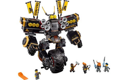 乐高 LEGO 70632 幻影忍者 大地威能机甲阿刚地震独轮车 速拼评测