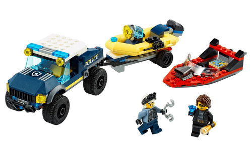 乐高 LEGO 60272 CITY城市系列 精英警察快艇抓捕 2020速拼评测