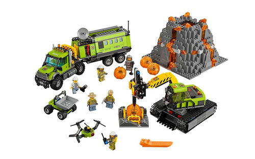 乐高 LEGO 60124 城市系列 火山勘探基地 2016速拼评测