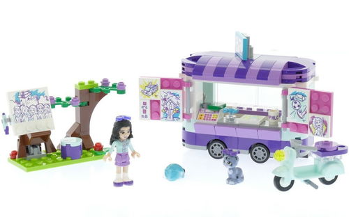 乐高 LEGO 41332 好朋友 艾玛的艺术小铺 2018速拼评测