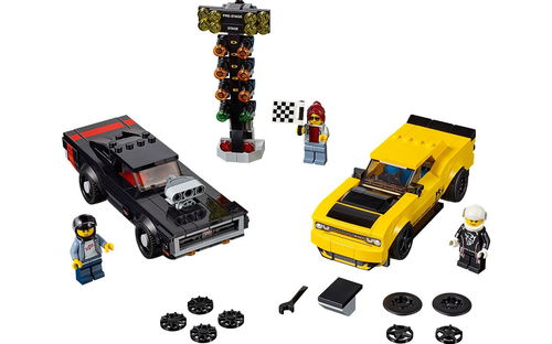 乐高 LEGO 75893 Speed 超级赛车系列 2018道奇挑战者SRT和1970道奇战马R/T赛车 2019速拼评测