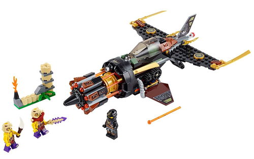 乐高 LEGO 70747 幻影忍者 巨石爆破战机 速拼评测