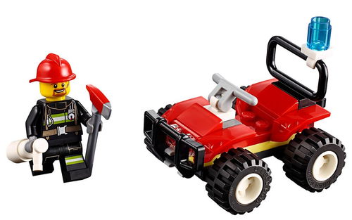 乐高 LEGO 30361 城市系列 全地形消防车拼砌包 2019速拼评测