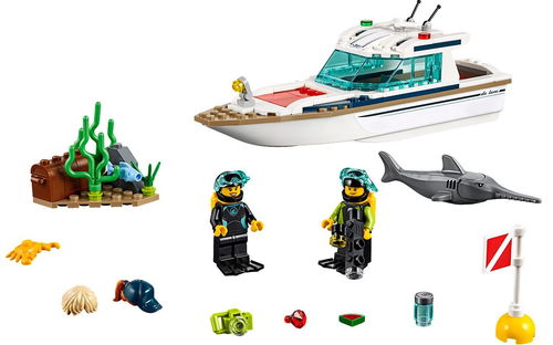 乐高 LEGO 60221 城市系列 阳光潜水游艇 2019速拼评测