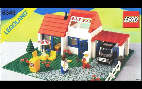 乐高 城镇 6349 假日小屋 速组评测