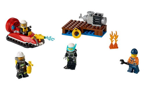 乐高 LEGO 60106 城市系列 消防入门套装 2016速拼评测
