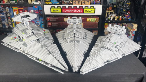 三舰齐发！乐高星球大战歼星 Star Destroyer  6211, 75055, 75394 大比拼
