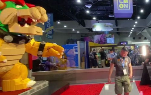 SDCC 2022 乐高展区超大可动的库巴塑像