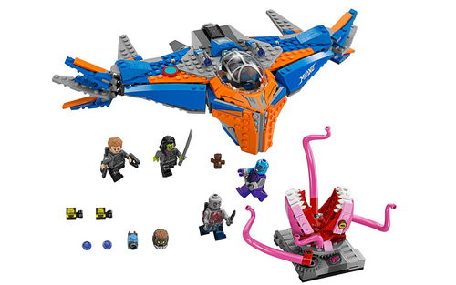 乐高 LEGO 76081 超级英雄 银河护卫队米兰号大战星际异兽 阿比里斯克 2017速拼评测