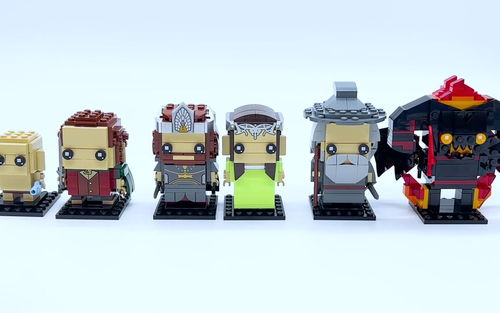 乐高指环王方头仔 Brickheadz  40630, 40631, 40632 评测