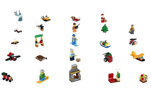 乐高 LEGO 60155 城市系列 城市圣诞节倒数日历 2017速拼评测