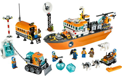 乐高 LEGO 60062 城市系列 极地系列 极地碎冰船 2014速拼评测