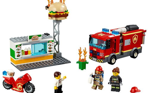 乐高 LEGO 60214 城市系列 汉堡店消防救援 2019速拼评测