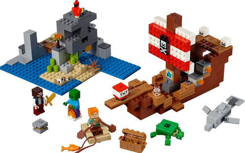 乐高 LEGO 21152 Minecraft 我的世界 海盗船大冒险 2019速拼评测