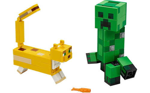 乐高 LEGO 21156 我的世界 豹猫&爬行者 2020速拼评测
