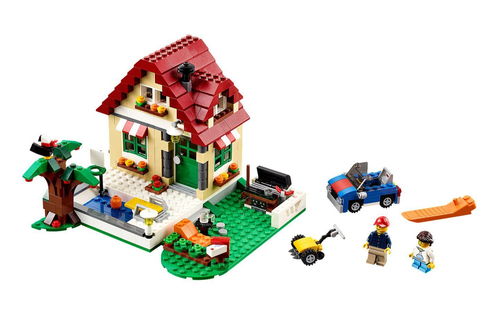 乐高 LEGO 31038 创意百变3合1 四季变换小屋 夏天 2015速拼评测