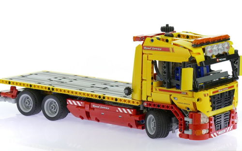 乐高 LEGO 8109 科技机械组 电动平板拖车 2011速拼评测