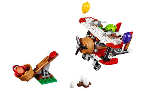 乐高 LEGO 75822 愤怒的小鸟 猪星袭击 2016速拼评测
