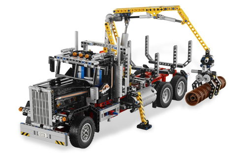 乐高 LEGO 9397 科技机械组 伐木工程车 2012速拼评测