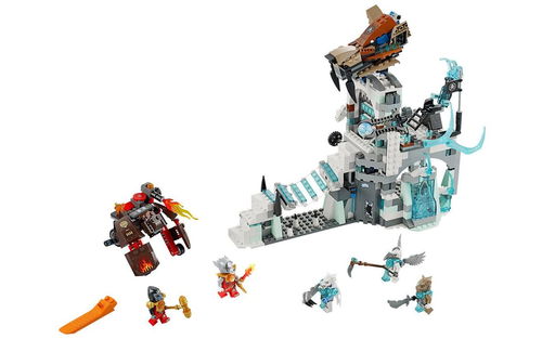 乐高 LEGO 70147 Chima 气功传奇 赤马神兽剑虎大帅的寒冰碉堡 2014速拼评测