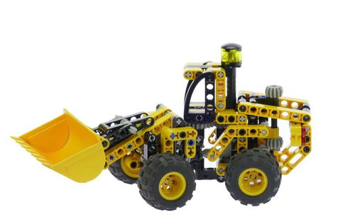 乐高 LEGO 8453 科技机械组 推土铲车 2003速拼评测