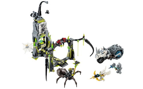 乐高 LEGO 70133 Chima 气功传奇 黑寡妇的盘丝黑风洞 2014速拼评测