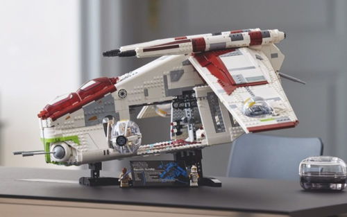 乐高 LEGO 75309 星球大战 UCS 共和国炮艇 2021速拼评测