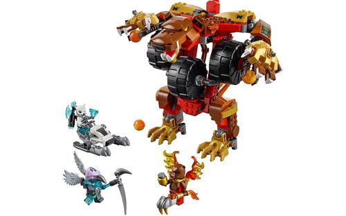 乐高 LEGO 70225 Chima 气功传奇 维克熊的变形机甲战熊 2015速拼评测
