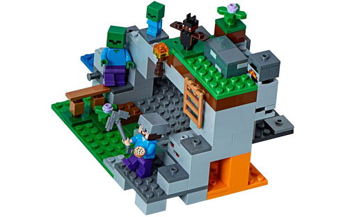 乐高 LEGO 21141 Minecraft 我的世界 僵尸洞穴 速拼评测