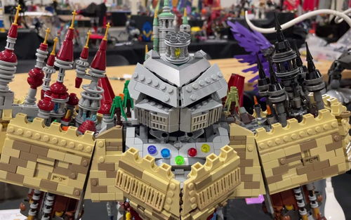 乐高炫酷MOC 最终幻想 亚历山大  Alexander（BrickFair VA 2022）by woomy_world